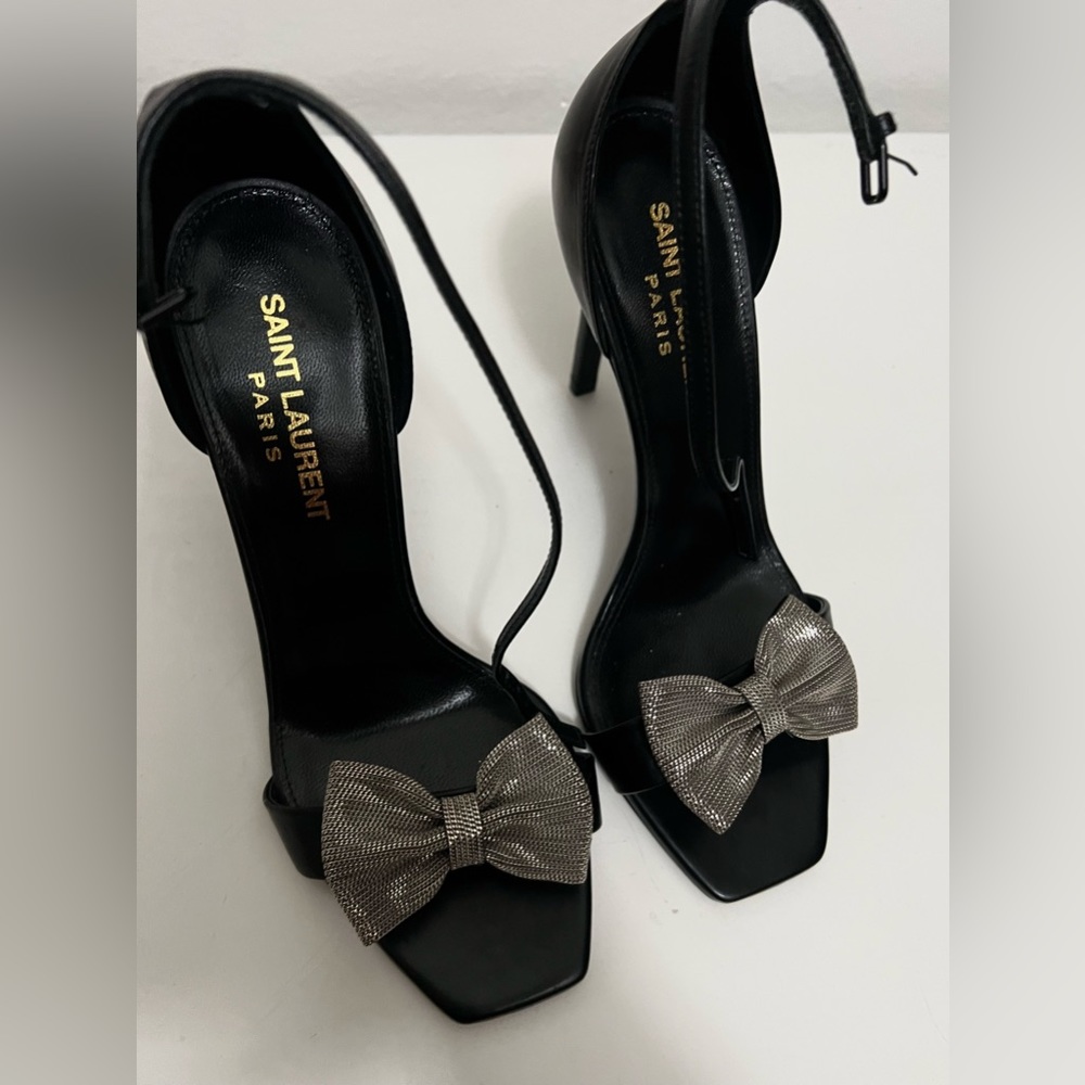 Saint Laurent new sandals wit bow